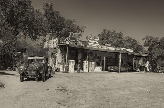 Čerpací stanice na Route 66